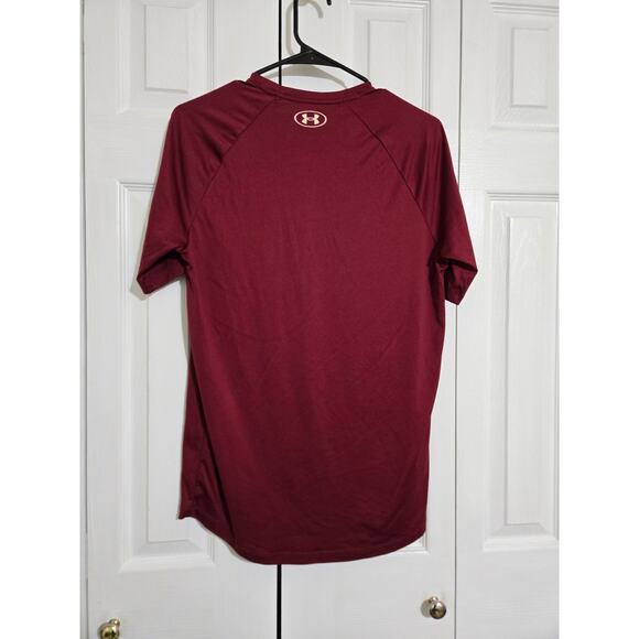 Under armour small men's maroon athletic t-shirt - Picture 3 of 7